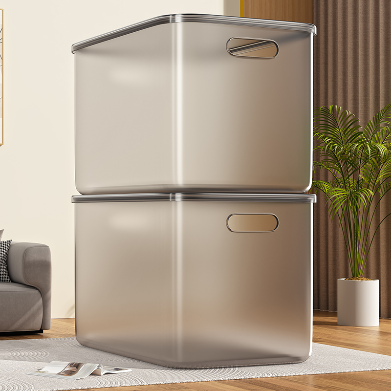 透明収納ボックス家庭用おもちゃスナック収納ボックスワードローブ衣類オーガナイザープラスチック収納バスケット収納ボックス