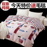 Cotton 100% cotton chăn đơn single đôi chăn 200x230 1,5 m 1,8 m cộng với giường vải lanh - Quilt Covers