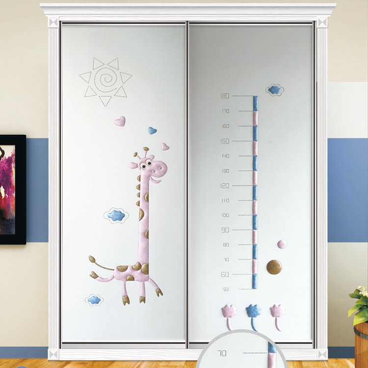 Custom Wardrobe Door Children Cartoon Wardrobe Sliding Door Custom
