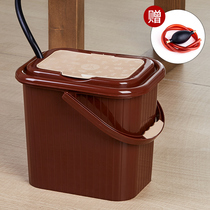 Tea barrel tea slag bucket household drainage water connection size simple plastic office tea ceremony accessories waste trash can