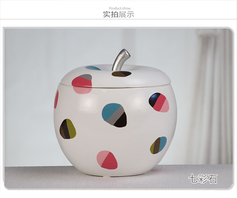The Big well apple storage tank is made pottery handicrafts creative hand - made ornaments rich ancient frame sitting room ark, furnishing articles