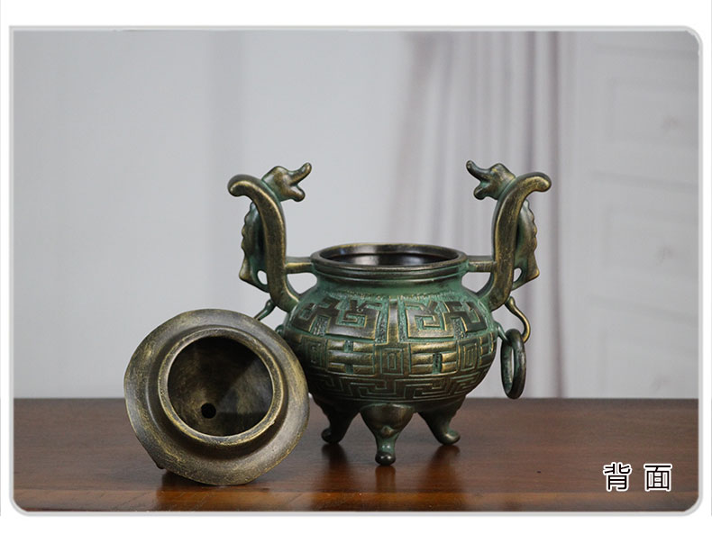 Sitting room porch study imitation bronze gossip innovate Chinese style household decorations rich ancient frame archaize ceramic antique pendulum