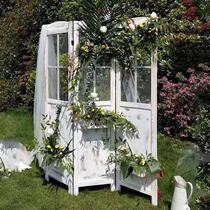 Outdoor Lawn Wedding props Mori Wedding Welcome Byn Area Windows Retro Swing Piece Decorated White Wooden Case Screen
