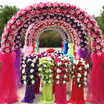 Wedding Lilly Opening Snow Flowers Full Flower Door Blissfully Iridescent iridescent Flowers Arches Flowers Door Racks Wedding items Wedding Props Flower Walls