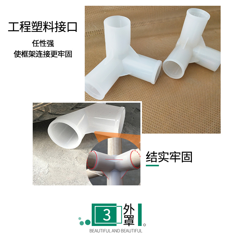 Rắn tủ quần áo gỗ đơn giản vải tủ quần áo thép đậm vách ngăn củng cố lắp ráp tủ quần áo trẻ em đặt vải đơn hoặc kép - Buồng tủ quần áo gỗ