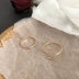 Trang sức Taimei Hàn Quốc Cá tính Nhật Bản và Hàn Quốc Dòng sinh viên Moon Star Zircon Nhẫn kết hợp Chỉ số nhẫn ngón tay nhẫn phong thủy nam Nhẫn