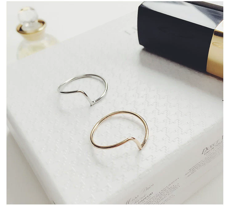 Taimi Style Châu Âu và Hoa Kỳ tối giản đơn giản nhẫn nhỏ nữ trang sức nhẫn nhỏ Nhật Bản và Hàn Quốc phiên bản nhẫn cá tính - Nhẫn nhan nam
