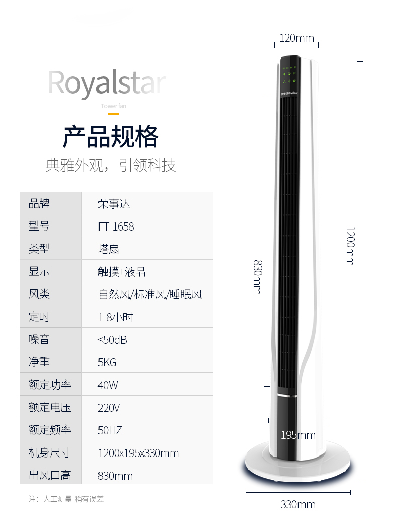 quạt tháp panasonic Rongshida quạt điện tháp quạt nhà dọc không lá quạt yên tĩnh tiết kiệm năng lượng điều khiển từ xa quạt sàn tháp - Quạt điện quat cay