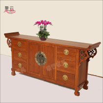 New Chinese solid wood meal cabinet Living room partition cabinet Solid wood multi - function porch cabinet Old elm tea cabinet