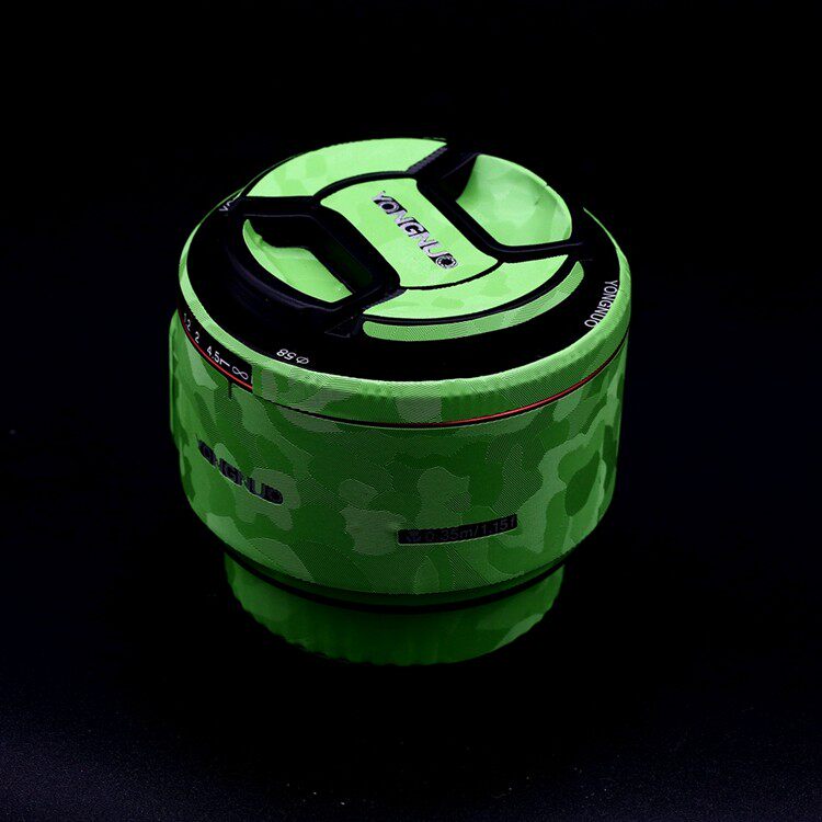 Yonino Lens Sticker 50F1 8 II EF mouth change color Anti-collision strip film No-mark color paste Coating Film Booking