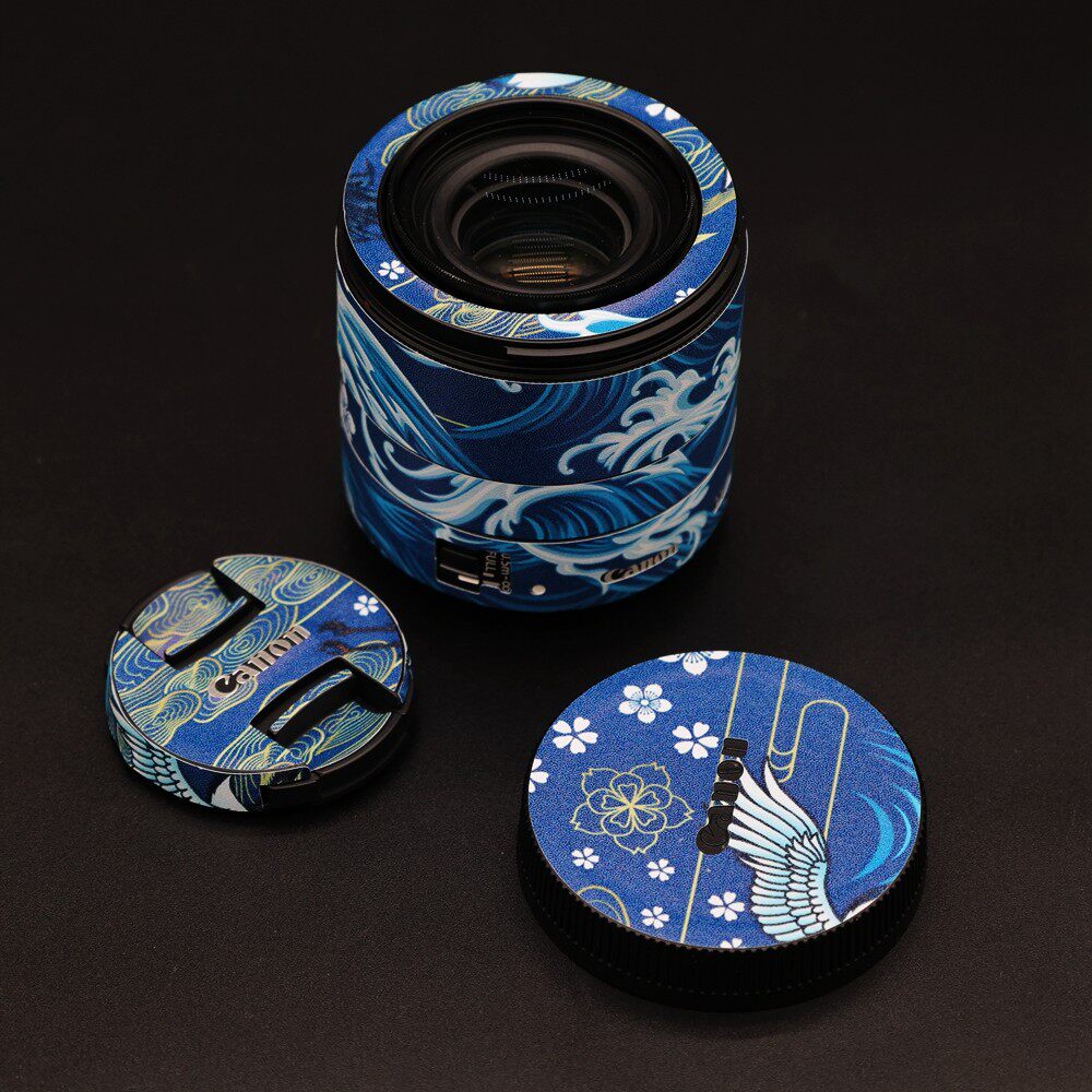 Applicable Canon EF-M 32mmF1 4 lens micro single eye camera sticker decoration full sticker no-mark color modified protective film