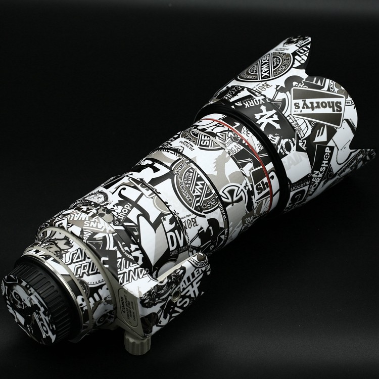 Canon EF 70-200mm f 2 8L IS USM (little white IS) lens sticker Anti-collision strip film without mark