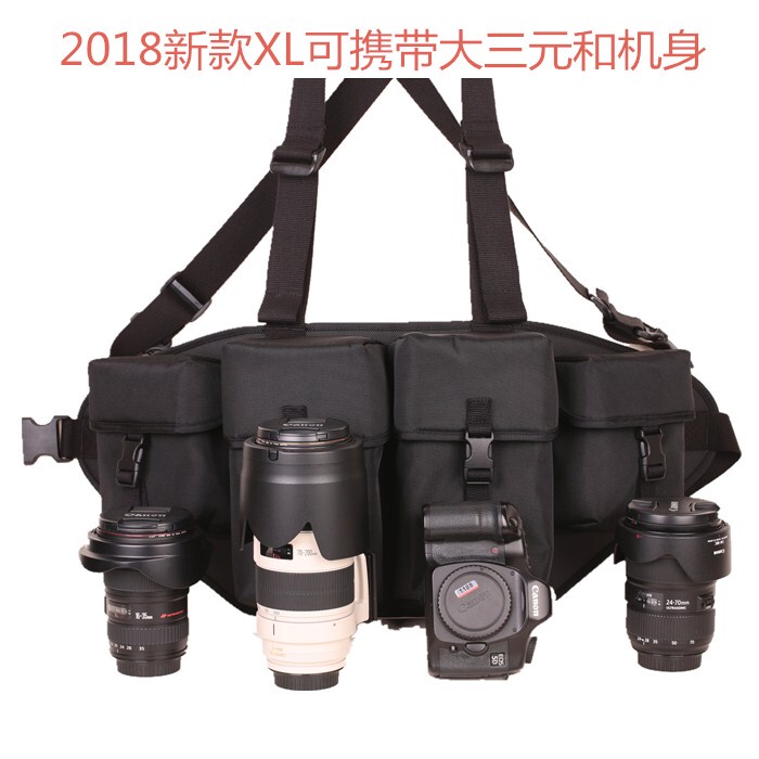  Outdoor Mountaineering Professional Photography Action Camera Bag Cross-Body Shoulder Bag for Dslr Digital Camera Waist Bag