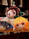 Two-Dimensional Anime Demon Slayer Merchandise Pillowcases Featuring Tanjiro, Zenitsu, Nezuko, Shinobu, and Giyu Plush Toys