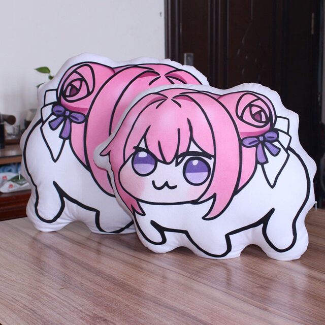 Doro Pillow, Doris Nikke, Victory Goddess Nikki, Pink-Haired Dog, In-Stock Plush Toy, Stuffed Animal, Cushion