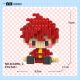 Ranma ½ Anime Merchandise Tendo Akane Sanpū Assembled Educational Toy Interlocking Building Block Model Small Figurine