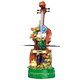 Genuine Sprout Bear Succulent Violin Building Blocks Music Box Creative Assembly Eternal Flower Musical Instrument Model Children's Toy