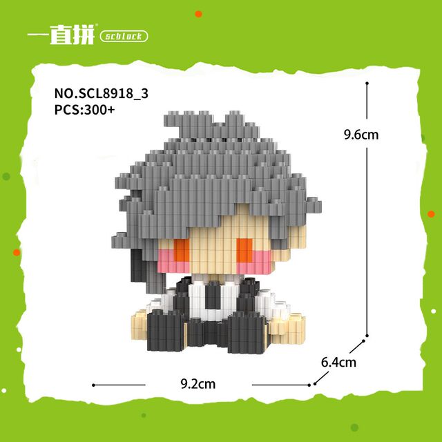 Bungou Stray Dogs animation peripherals Dazai Osamu Nakajima Atsushi Nakahara Chuuya building block model series assembly toy gift