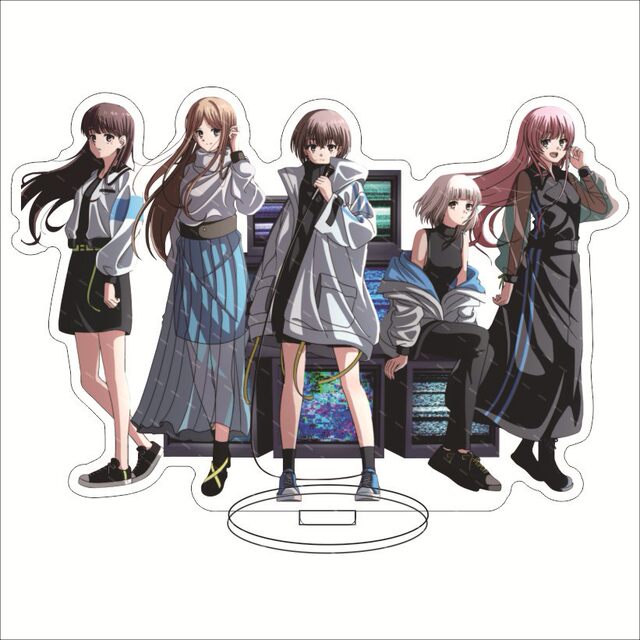 Bang Dream It's Mygo Anime Merchandise Standee Takashi Takamatsu, Chisato Aino, Yonaga Nana Figurines