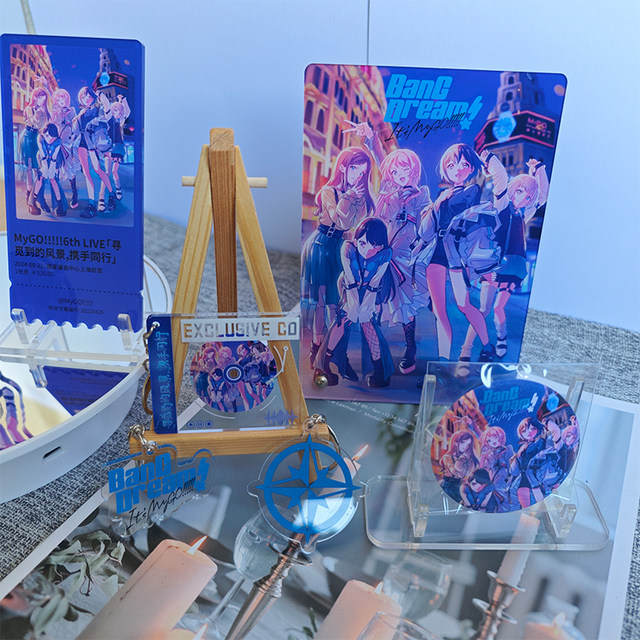 Mygo Concert Merchandise Standee Takashi Kousaka Akiho Aikey Keychain Ticket Stub Bang Dream Badge Pin