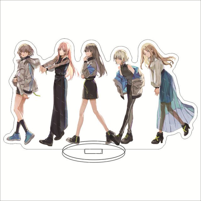 Bang Dream It's Mygo Anime Merchandise Standee Takashi Takamatsu, Chisato Aino, Yonaga Nana Figurines