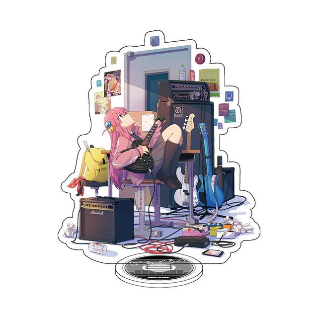 Lonely Rock Merchandise Acrylic Standee Goto Doushanada Ryo Pochi-Chan Two-Dimensional Anime Desktop Ornament