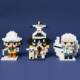 Micro Small Particle Building Blocks Diamond Puzzle Boy Toy Chopper Luffy Zoro One Piece Model Ornament