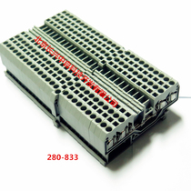 280-833 gray German WAGO spring terminal block 4 wire 2 5mm2