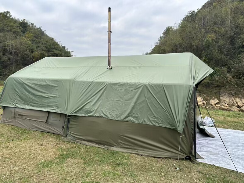 8+8 Special Military Green Vinyl Rain Poncho 8+8 Special Military Green Vinyl Rain Poncho
