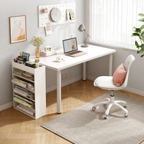 Desk home table bedroom girls simple ins style white computer table simple workbench office study table