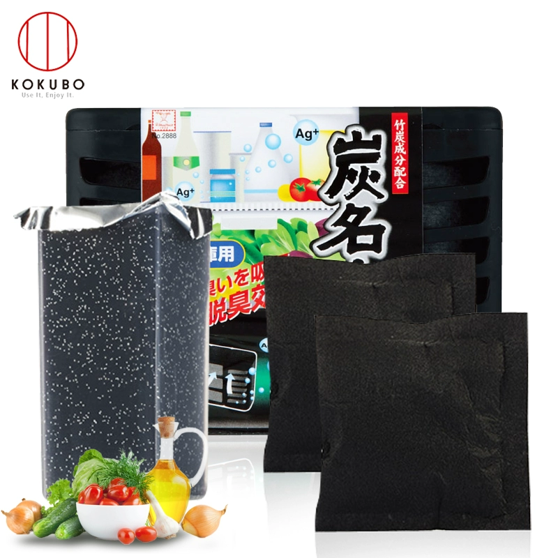 Kokubo kokubo than tủ lạnh nổi tiếng khử mùi than hoạt tính bạc đôi đôi khử mùi sạch mới - Trang chủ