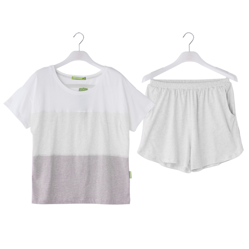 Pyjama mixte en Coton à manche courte - Ref 3005408 Image 4