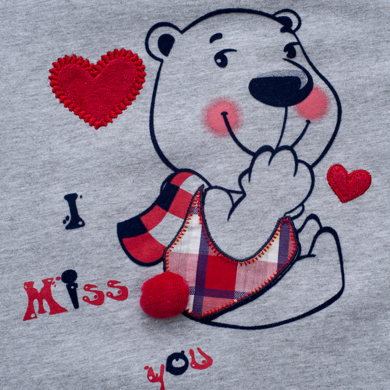 Pyjama mixte en Coton à manches longues - Ref 3005404 Image 5