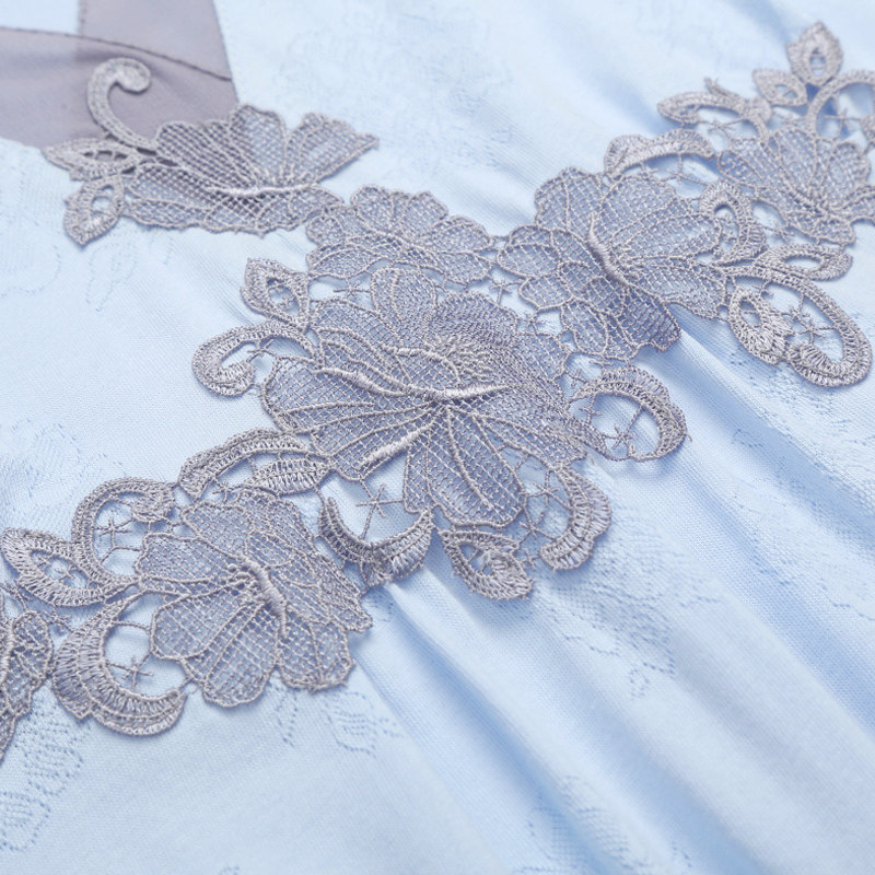 Pyjama pour femme en Coton à manches - Ref 2993762 Image 3