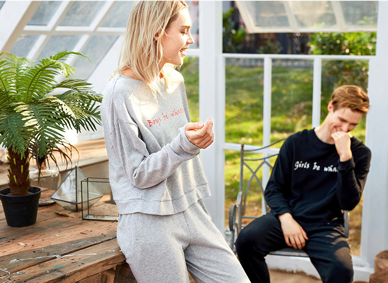 Pyjama mixte en Coton à manches longues - Ref 3005456 Image 11