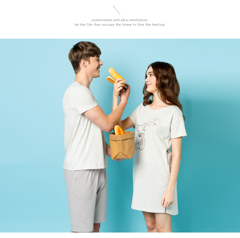 Pyjama mixte en Coton à manche courte - Ref 3005435 Image 18