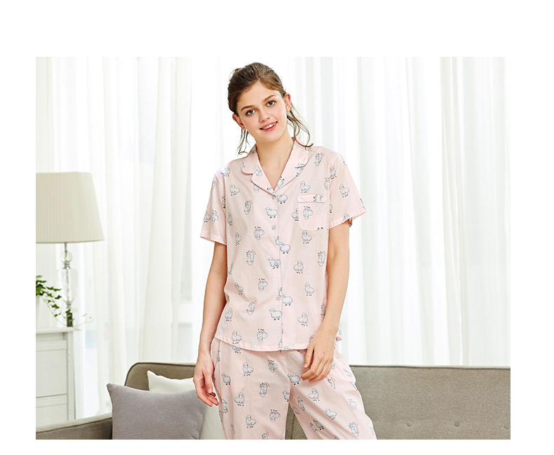 Pyjama mixte en Coton à manche courte - Ref 3005438 Image 16