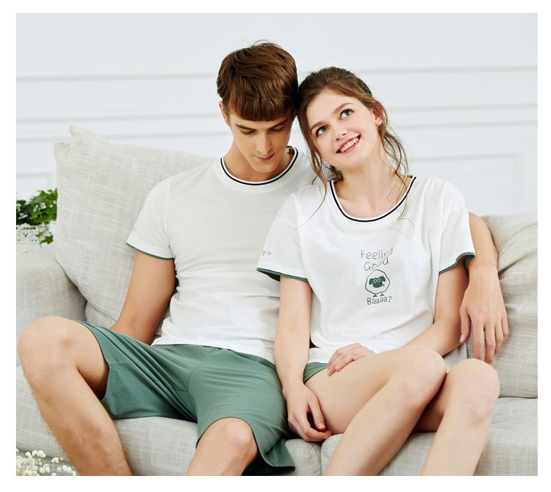 Pyjama mixte en Coton à manche courte - Ref 3005460 Image 13