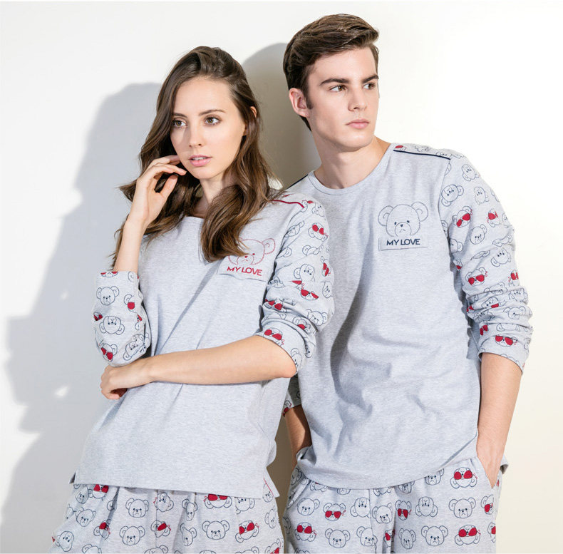 Pyjama mixte en Coton à manches longues - Ref 3005449 Image 15