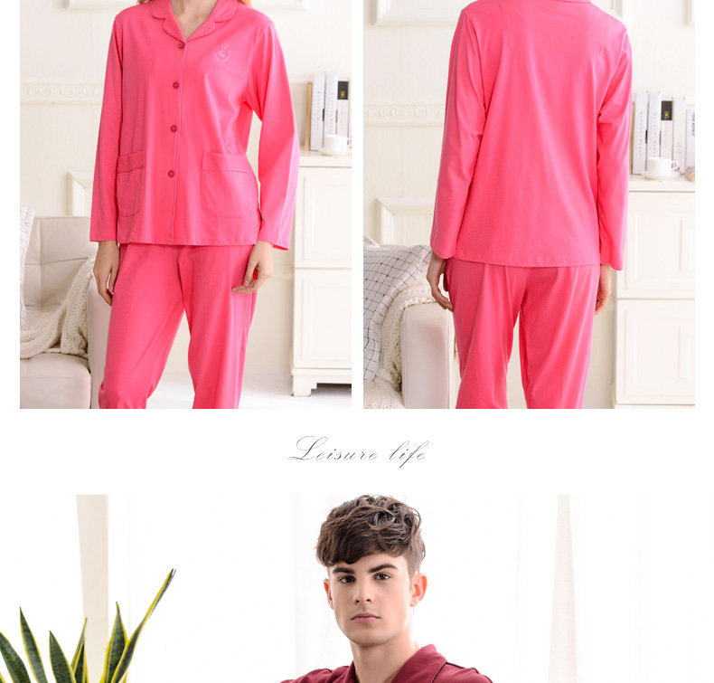 Pyjama mixte en Coton à manches longues - Ref 3005433 Image 22