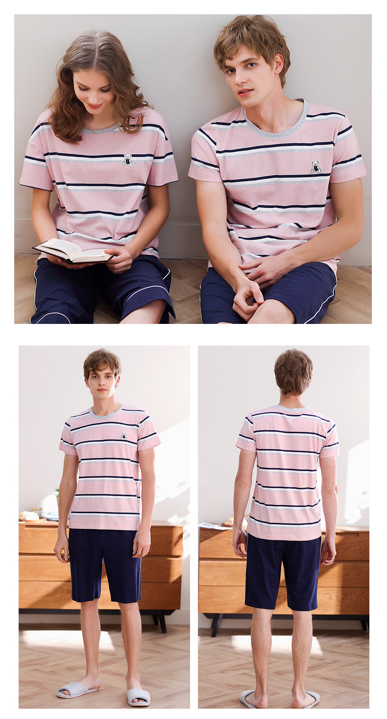 Pyjama mixte en Coton à manche courte - Ref 3005442 Image 15