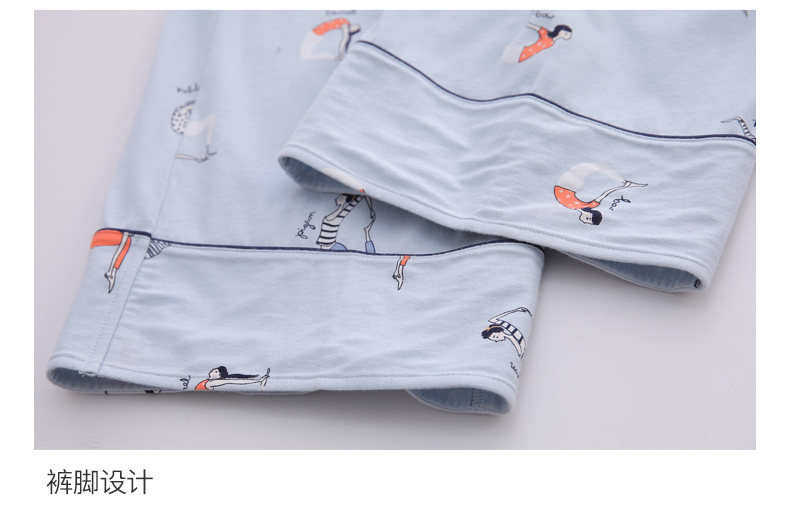 Pyjama pour femme en Coton à manches - Ref 2993699 Image 17