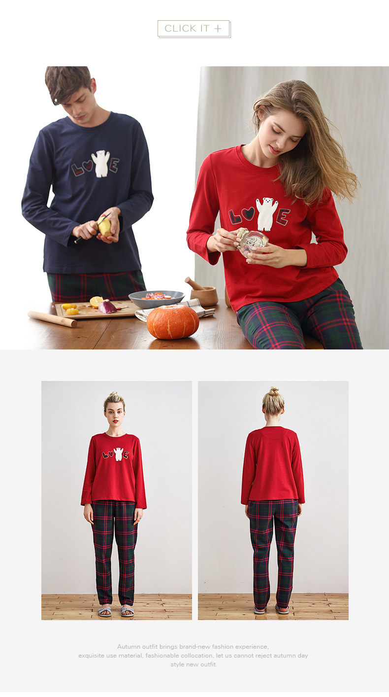 Pyjama mixte en Coton à manches longues - Ref 3005436 Image 11