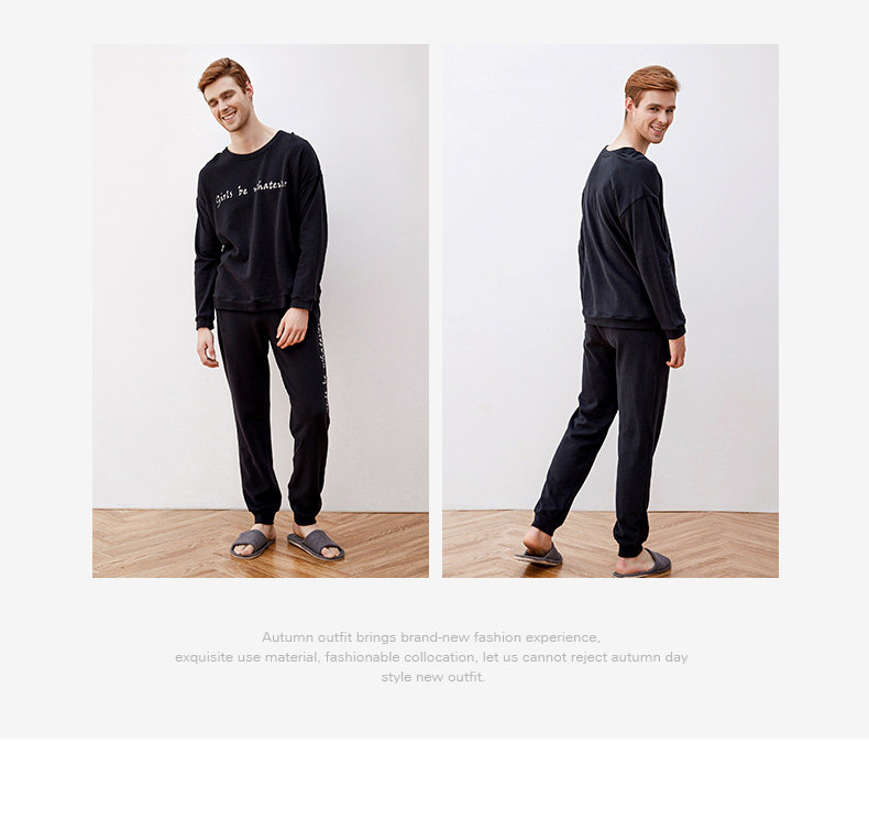 Pyjama mixte en Coton à manches longues - Ref 3005456 Image 13