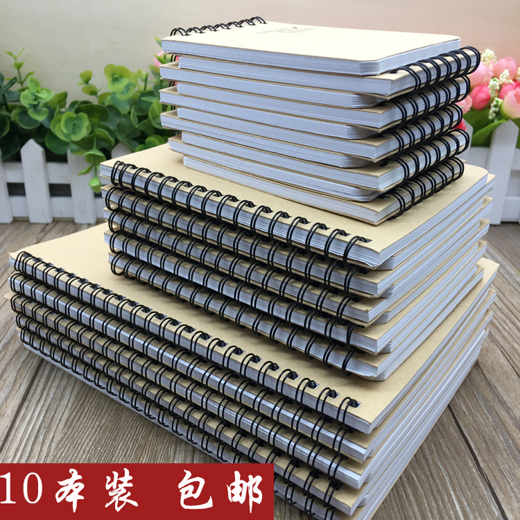 Bull Leather Coil Ben Business Office White Collar Crossline Day Mark Benson A5 Spiral Writing Notebook Students 10 This dress