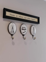 American country retro VINTAGE hand-painted clothing decoration hook creative clothing store fitting room coat hook