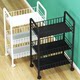 Mobile cart floor-to-ceiling multi-layer storage bookshelf room bedroom artifact snacks with wheels small storage rack kitchen storage