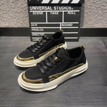 Summer New Board Shoes Mens Fashion Han Edition Trends 100 Hitch National Tide Sports Casual Shoes Shake sound Net Red Burst Shoes