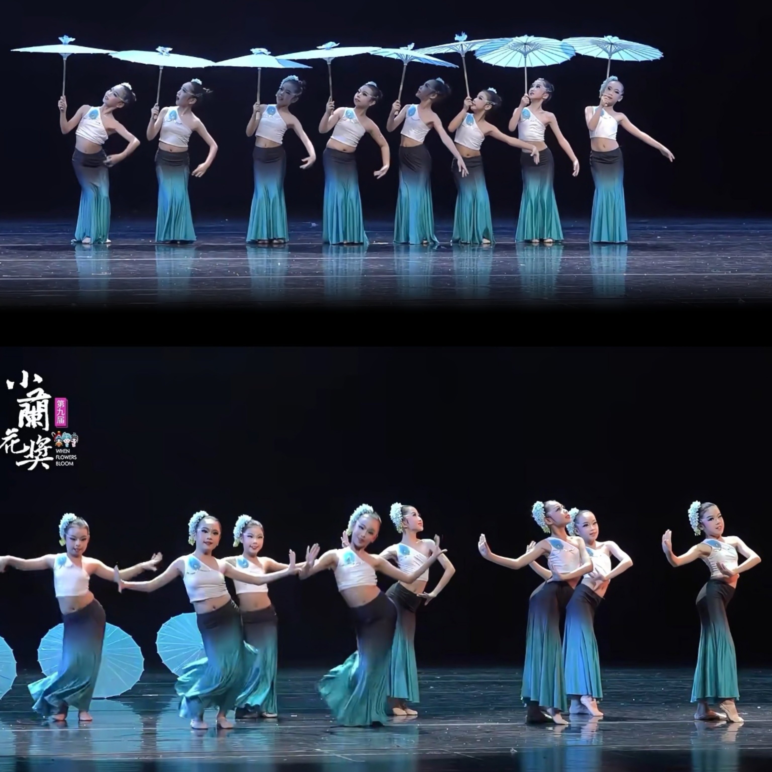 雨竹林舞蹈伞:古典舞儿童跳舞专用伞,傣族演出纯色群舞表演伞的秘密!-工艺伞-淘宝百科网