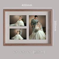 Коричневый серый [6 -инч+6 -дюймовый+8 дюймов] горизонтальный